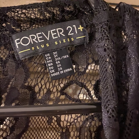 Plus Size Forever21+ Sheer Maxi Dress - Picture 3 of 4